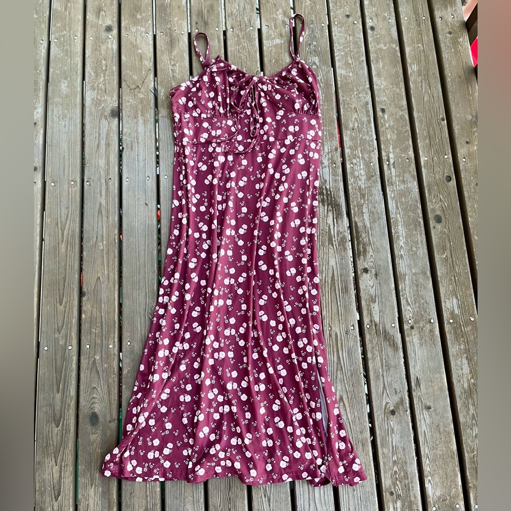 SHEIN Women’s Floral Long Slit Dress - Picture 2 of 10
